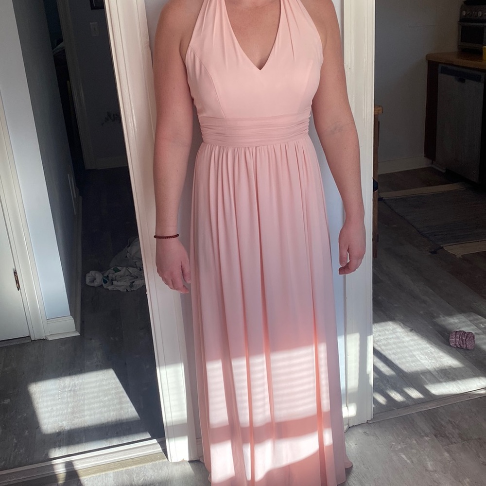 Light Pink Bridesmaid or Prom Dress
